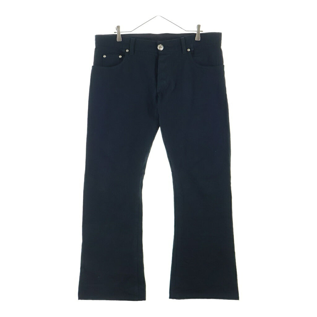 CHROME HEARTS(クロムハーツ) RS BOOTLEG 5 PKT DNM PANT クロスボールボタンブーツカットデニムパンツ ブラック