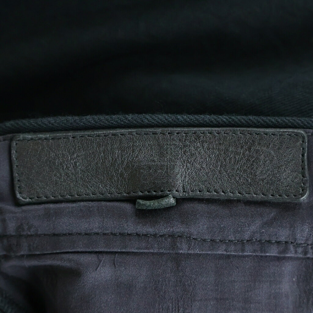CHROME HEARTS(クロムハーツ) RS BOOTLEG 5 PKT DNM PANT クロスボールボタンブーツカットデニムパンツ ブラック