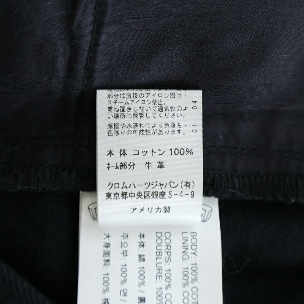 CHROME HEARTS(クロムハーツ) RS BOOTLEG 5 PKT DNM PANT クロスボールボタンブーツカットデニムパンツ ブラック