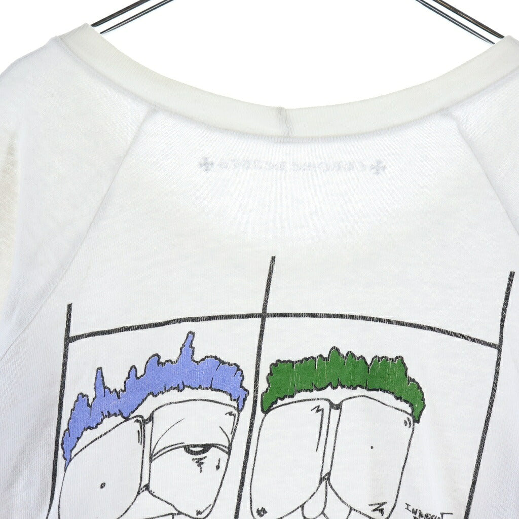 CHROME HEARTS(クロムハーツ) ×MATTY BOY PPO SNOT SPIT TEE マッティボーイ スノットスピット クルーネック長袖Tシャツカットソー ロンT ホワイト