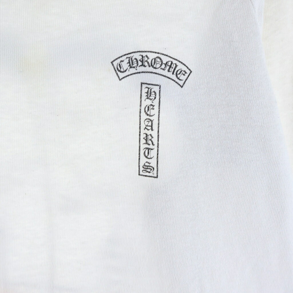 CHROME HEARTS(クロムハーツ) ×MATTY BOY PPO SNOT SPIT TEE マッティボーイ スノットスピット クルーネック長袖Tシャツカットソー ロンT ホワイト