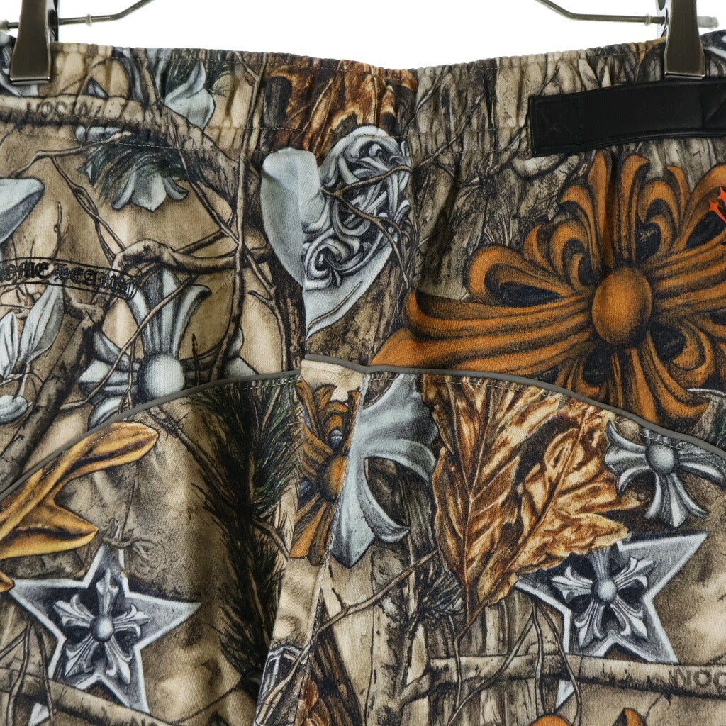 CHROME HEARTS(クロムハーツ) NOCTA PANTS DRAKE ナイキノクタ総柄スウェットロングパンツ ブラウン/ベージュ