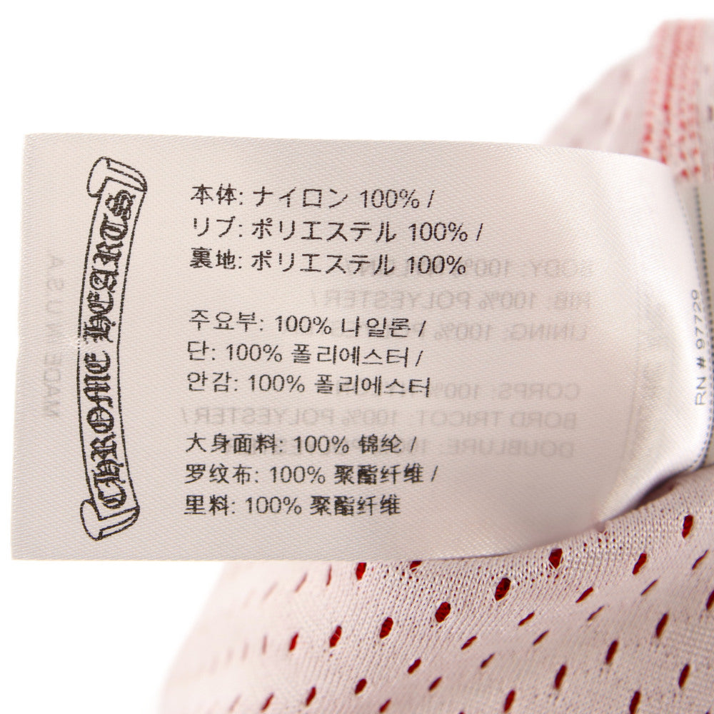 CHROME HEARTS(クロムハーツ) ×MATTY BOY MESH WARM UP JERSEY マッティボーイ リバーシブル CHロゴプリント メッシュタンクトップ ノースリーブ レッド