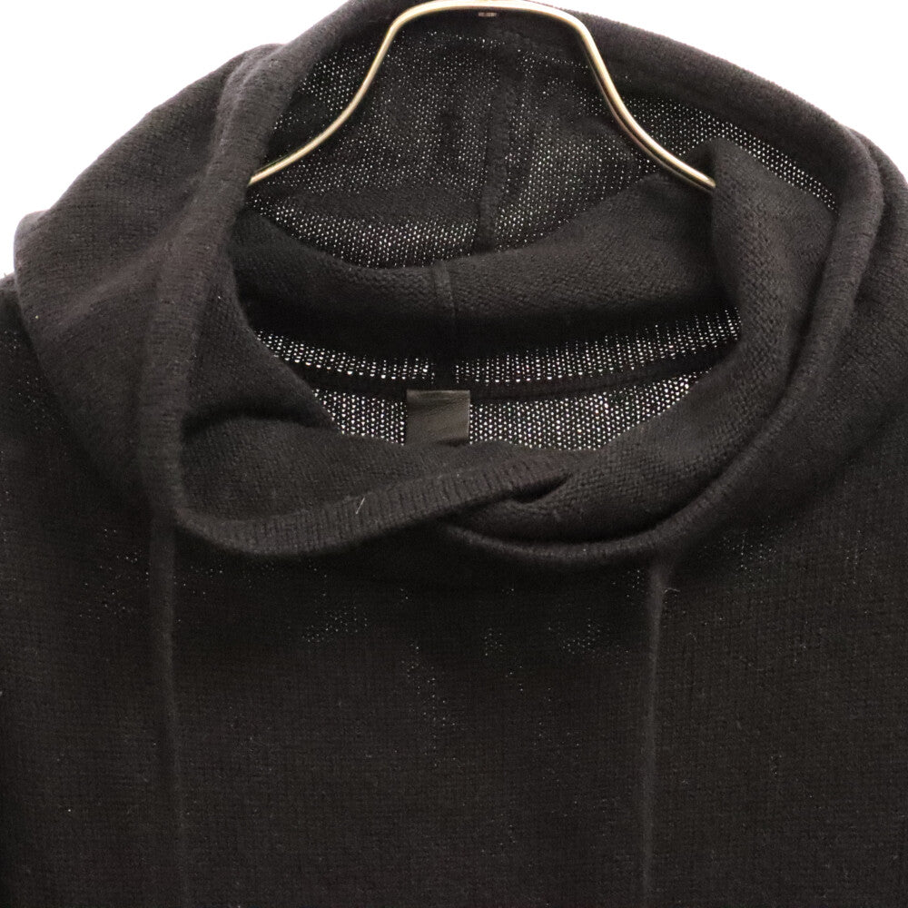 CHROME HEARTS(クロムハーツ) カシミア クロスパッチ プルオーバーパーカーニット ブラック