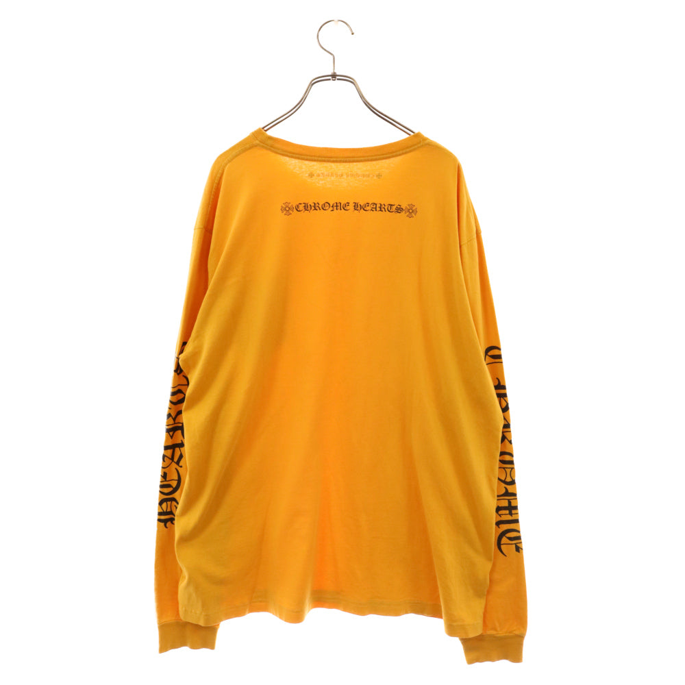 CHROME HEARTS(クロムハーツ) Mustard Arm Logo L/S Tee マスタードアームロゴ ロングスリーブ長袖Tシャツ マスタード