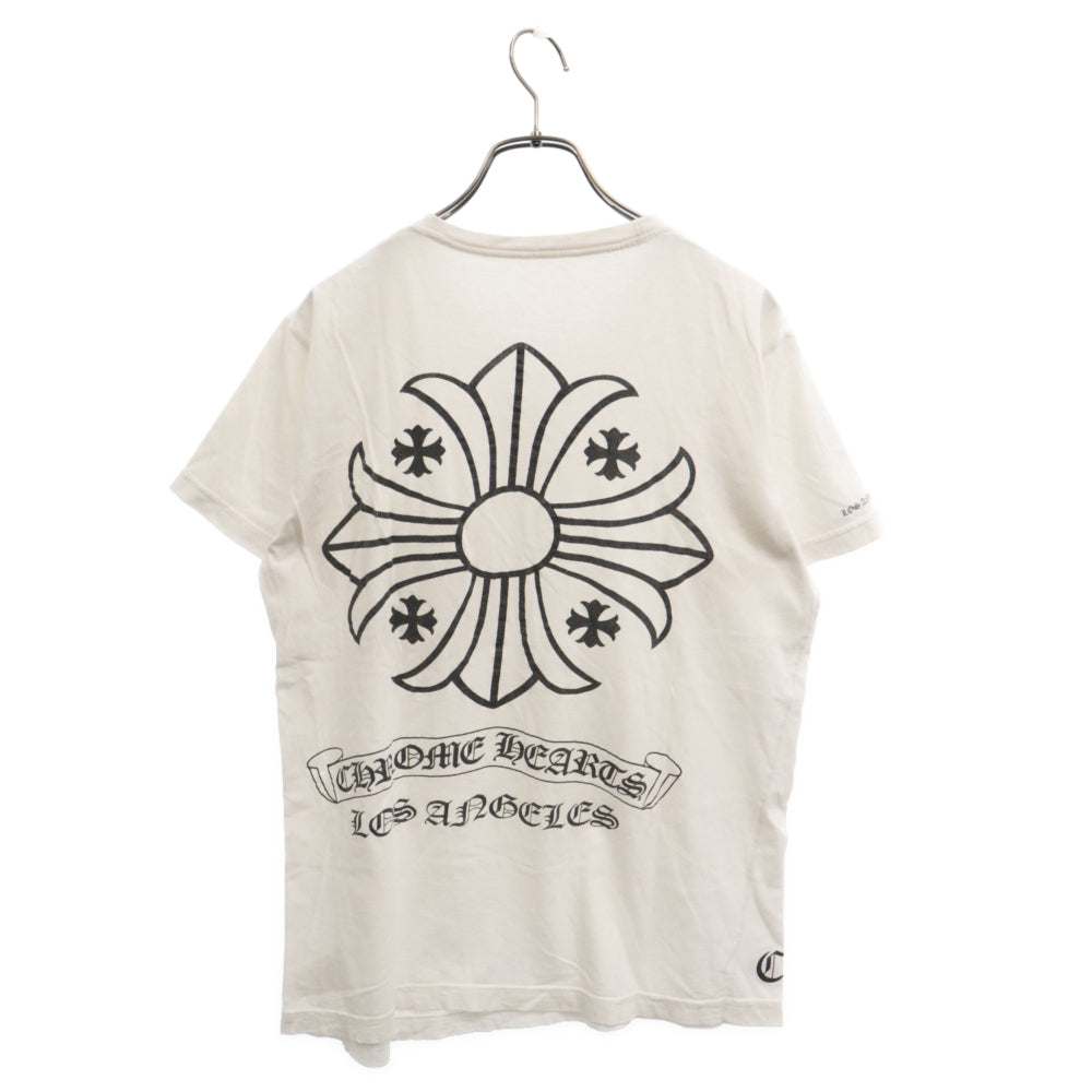 CHROME HEARTS(クロムハーツ) LA CH T-SHRT ロサンゼルス 限定 バックプリント半袖Tシャツ ホワイト