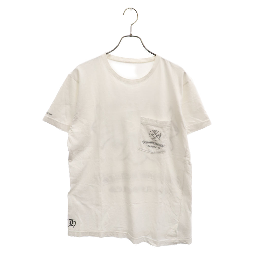 CHROME HEARTS(クロムハーツ) LA CH T-SHRT ロサンゼルス 限定 バックプリント半袖Tシャツ ホワイト