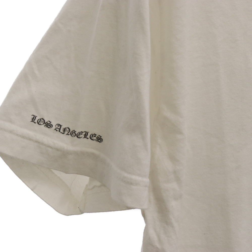 CHROME HEARTS(クロムハーツ) LA CH T-SHRT ロサンゼルス 限定 バックプリント半袖Tシャツ ホワイト