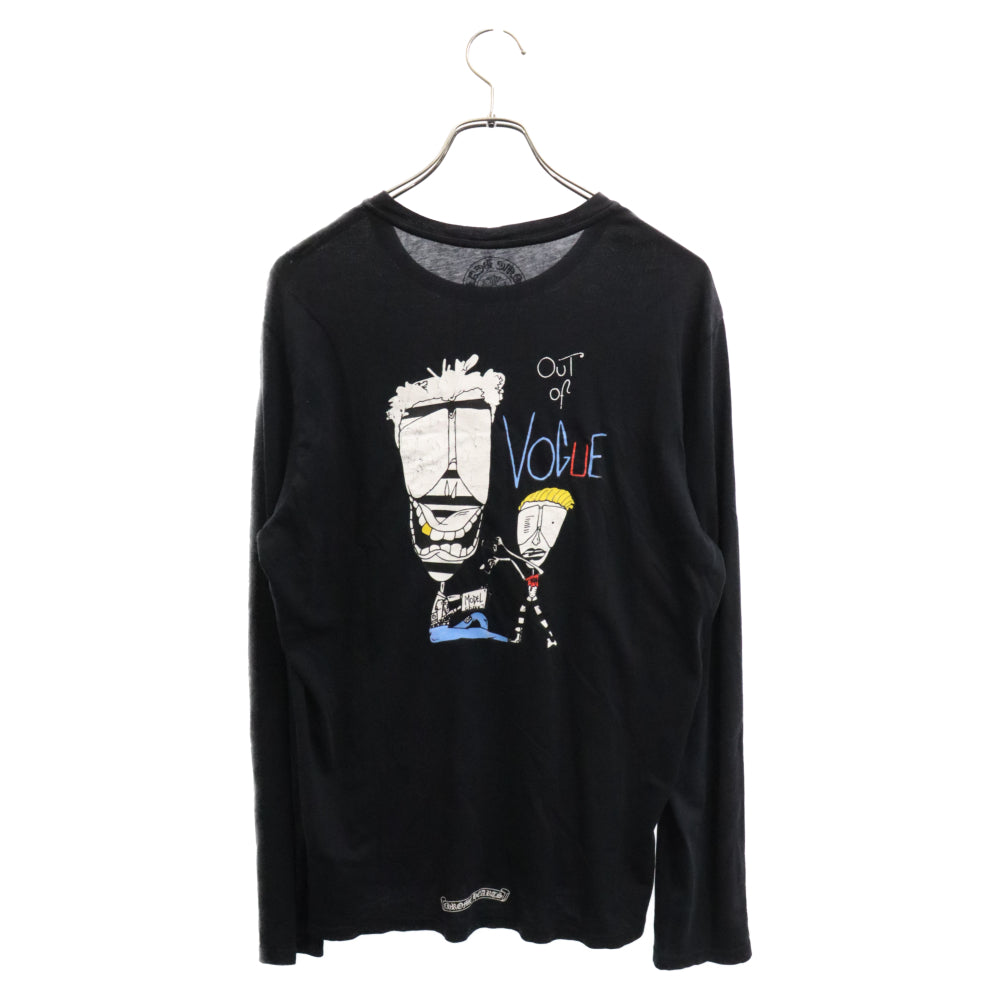 CHROME HEARTS(クロムハーツ) ×MATTY BOY Out Of Vogue LS Tee ×マッティボーイコラボ アウトオブヴォーグロングスリーブT長袖シャツ ブラック