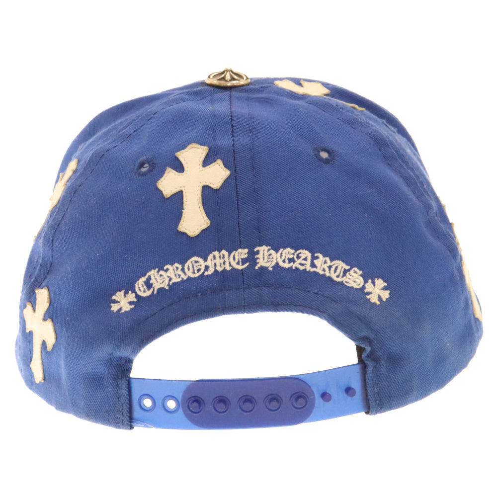 CHROME HEARTS(クロムハーツ) CH HAT クロスパッチベースボールキャップ ブルー