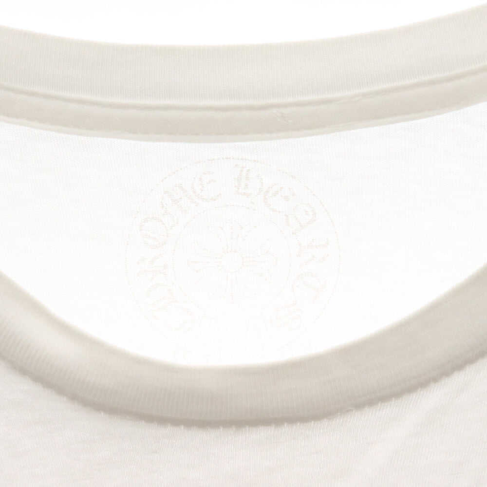 CHROME HEARTS(クロムハーツ) BACK CROSS L/S TEE バック クロス 長袖Tシャツ ホワイト