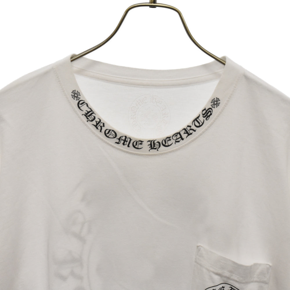CHROME HEARTS(クロムハーツ) CH L S 1 グラデーションアームプリント長袖カットソー ホワイト