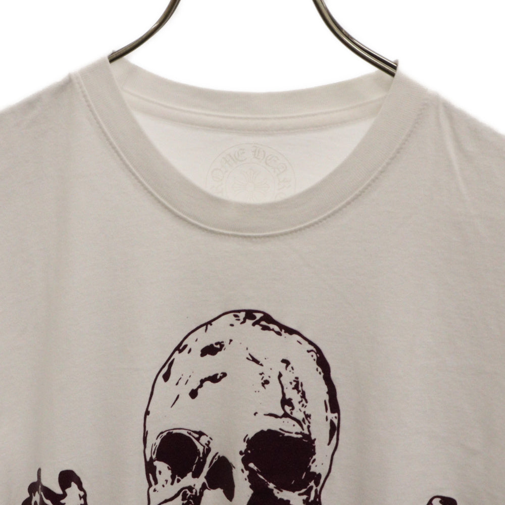 CHROME HEARTS(クロムハーツ) FOTI S/S TEE フォティ フロントロゴプリント 半袖Tシャツ ホワイト