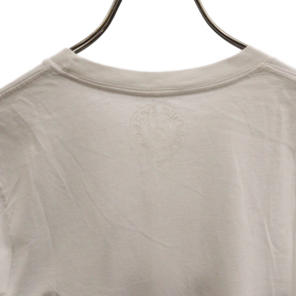 CHROME HEARTS(クロムハーツ) FOTI S/S TEE フォティ フロントロゴプリント 半袖Tシャツ ホワイト