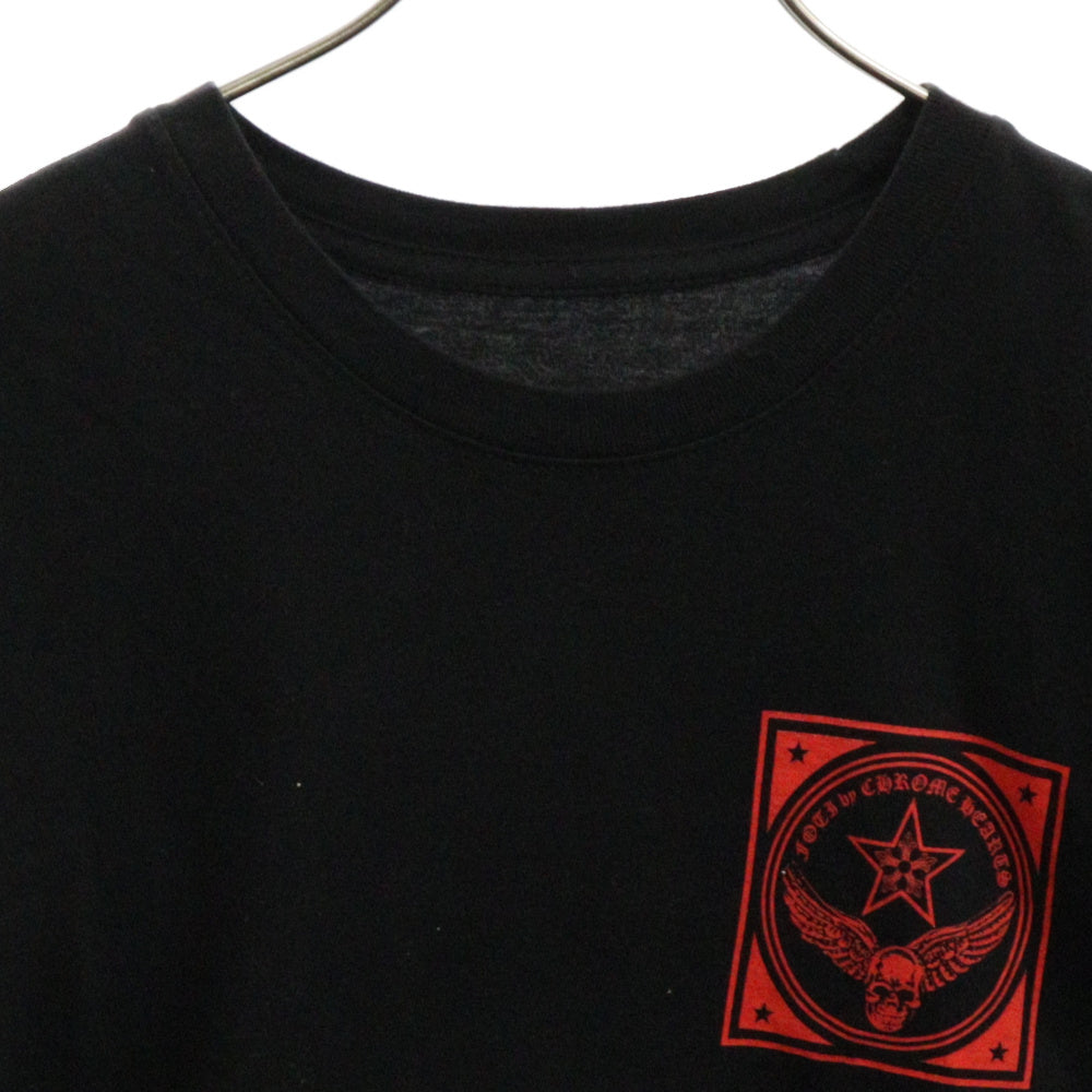 CHROME HEARTS(クロムハーツ) FOTI S/S TEE フォティ マハリア ロゴプリント 半袖Tシャツ ブラック