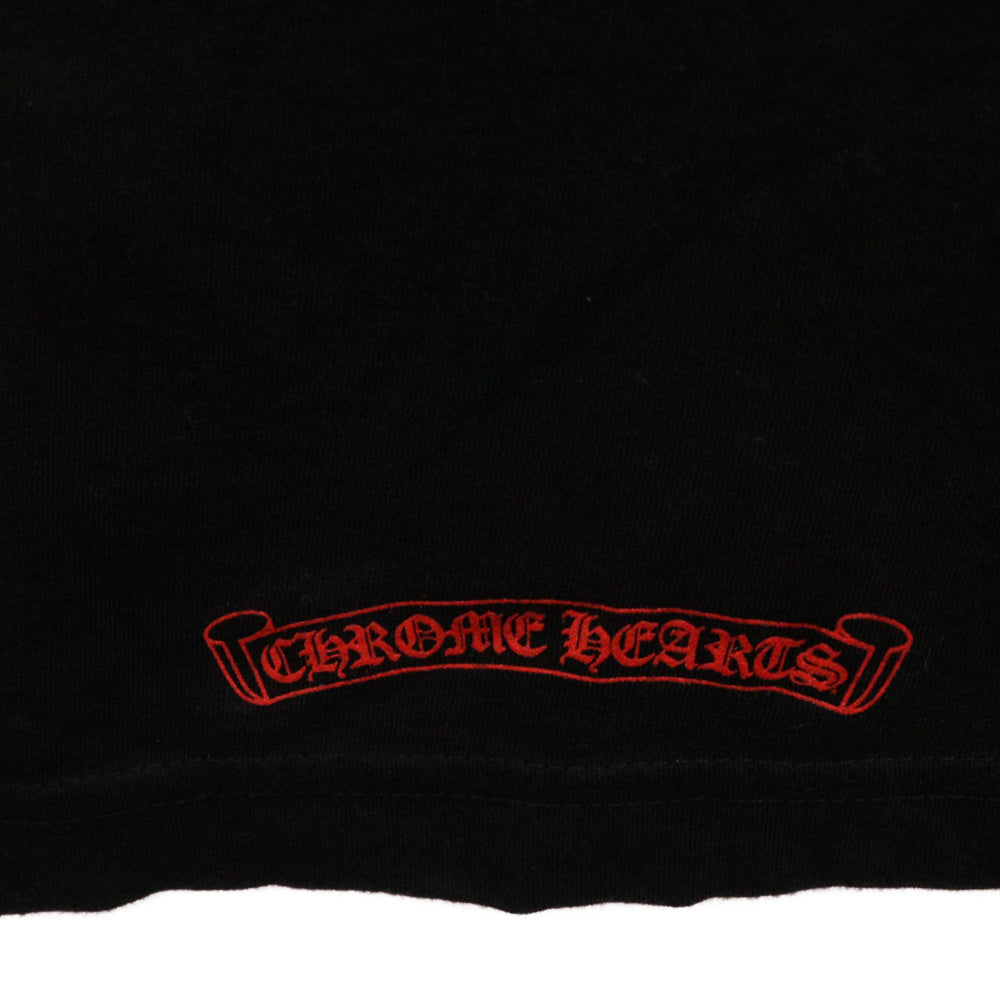 CHROME HEARTS(クロムハーツ) FOTI S/S TEE フォティ マハリア ロゴプリント 半袖Tシャツ ブラック