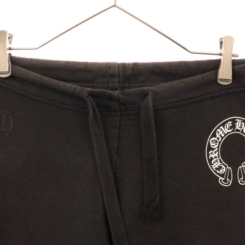 CHROME HEARTS(クロムハーツ) Sweatpants ホースシュープリント スウェットパンツ ブラック
