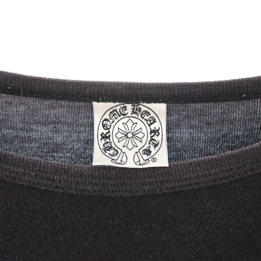 CHROME HEARTS(クロムハーツ) KYOSUKE HIMURO L/S Tee 氷室京介ロゴプリント ロングスリーブTシャツ 長袖カットソー ロンT ブラック