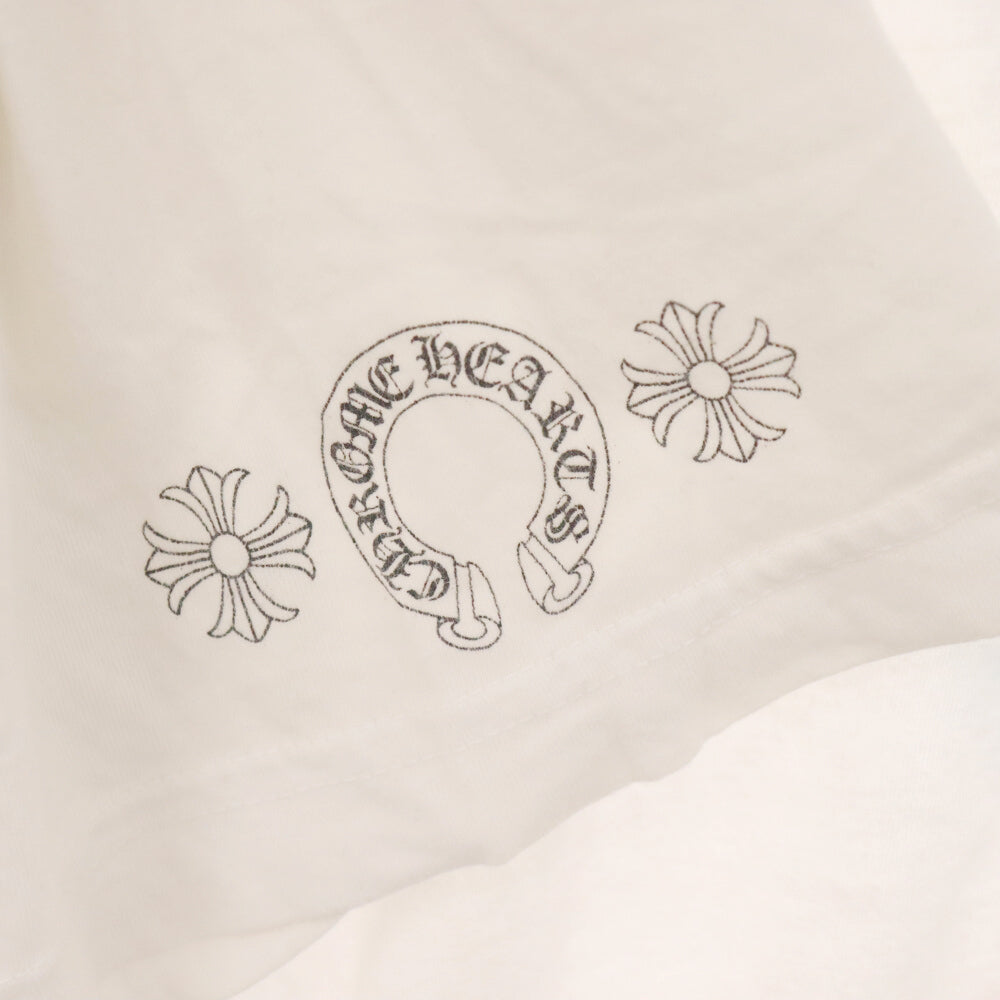 CHROME HEARTS(クロムハーツ) Multicolor Back Horseshoe Tee クロムハーツ マルチカラーバックホースシューTシャツ 半袖カットソー ポケT バックプリント
