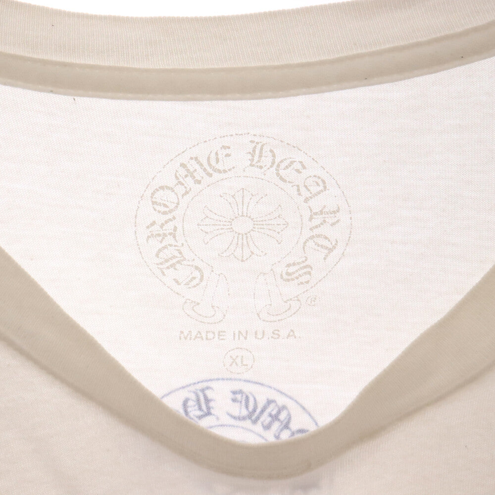 CHROME HEARTS(クロムハーツ) Multicolor Back Horseshoe Tee クロムハーツ マルチカラーバックホースシューTシャツ 半袖カットソー ポケT バックプリント