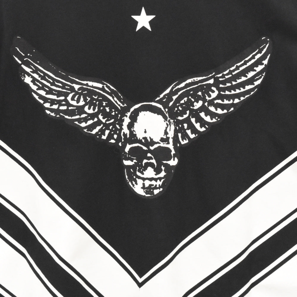 CHROME HEARTS(クロムハーツ) FOTI COLL TEE フォティ半袖Tシャツ ブラック