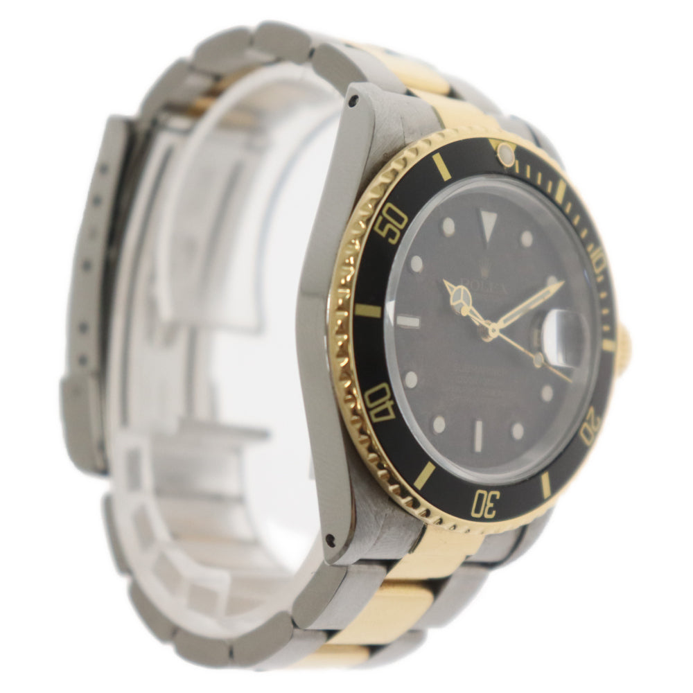 ROLEX(ロレックス) トロピカルミラーダイヤル サブマリーナーデイト M16803 自動巻 ステンレススティール コンビ ブラック/シルバー/ゴールド