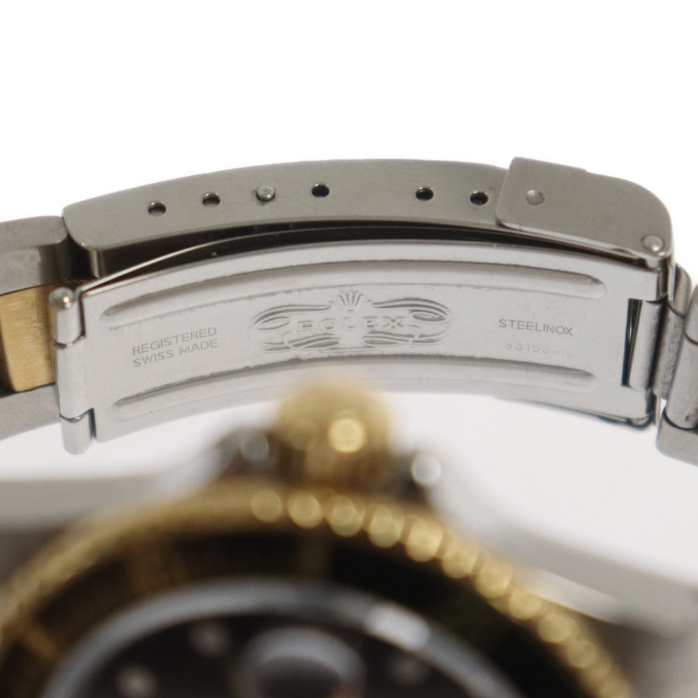 ROLEX(ロレックス) トロピカルミラーダイヤル サブマリーナーデイト M16803 自動巻 ステンレススティール コンビ ブラック/シルバー/ゴールド
