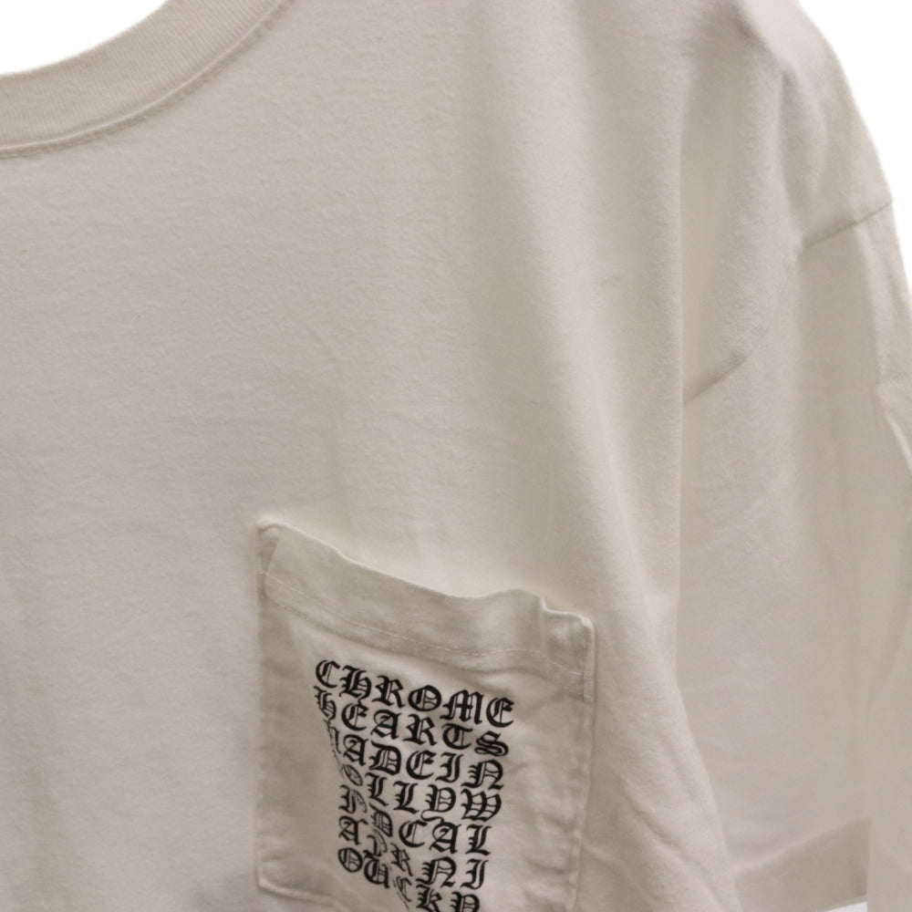 CHROME HEARTS(クロムハーツ) Multi Logo Tee バックマルチモチーフ ロゴプリント 半袖Tシャツ ホワイト