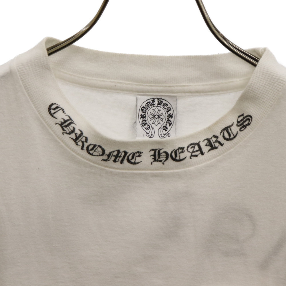 CHROME HEARTS(クロムハーツ) Maribu Cross Tee マリブ限定 バック クロスロゴプリント 半袖Tシャツ ホワイト