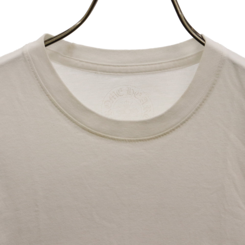 CHROME HEARTS(クロムハーツ) CH CROSS S/S TEE バック クロス ロゴ 半袖Tシャツ ホワイト