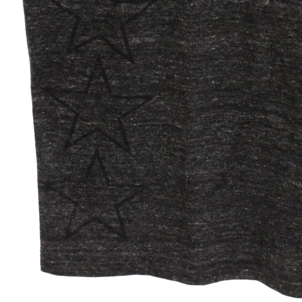 CHROME HEARTS(クロムハーツ) LOGO S/S TEE サイドロゴプリント Vネック 半袖Tシャツ グレー