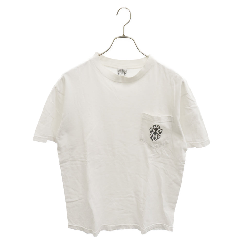 CHROME HEARTS(クロムハーツ) OLD DAGGER S/S TEE オールドモデル ダガーロゴプリント 半袖Tシャツ ホワイト