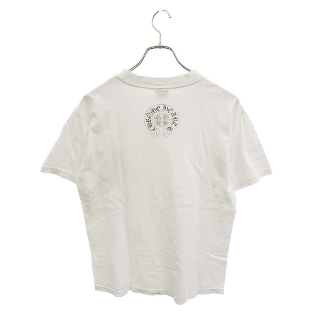 CHROME HEARTS(クロムハーツ) OLD DAGGER S/S TEE オールドモデル ダガーロゴプリント 半袖Tシャツ ホワイト