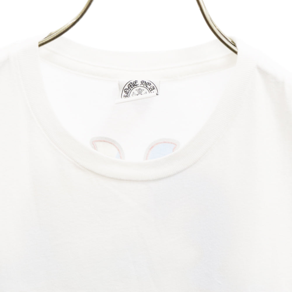 CHROME HEARTS(クロムハーツ) 10TH anniversary AOYAMA DAGGER S/S TEE 青山10周年限定 バックダガーロゴプリント 半袖Tシャツ ホワイト