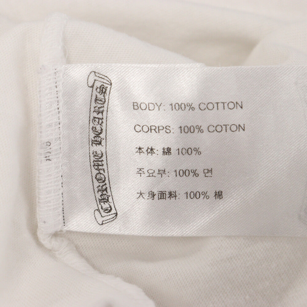CHROME HEARTS(クロムハーツ) Back Scroll L/S Tee バックスクロールロングスリーブ長袖Tシャツ ホワイト