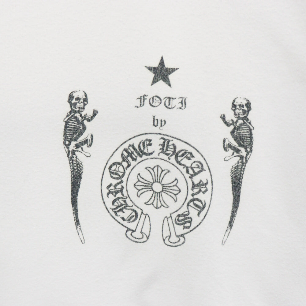CHROME HEARTS(クロムハーツ) FOTI S/S TEE フォティ フロント フォトプリント 半袖Tシャツ ホワイト