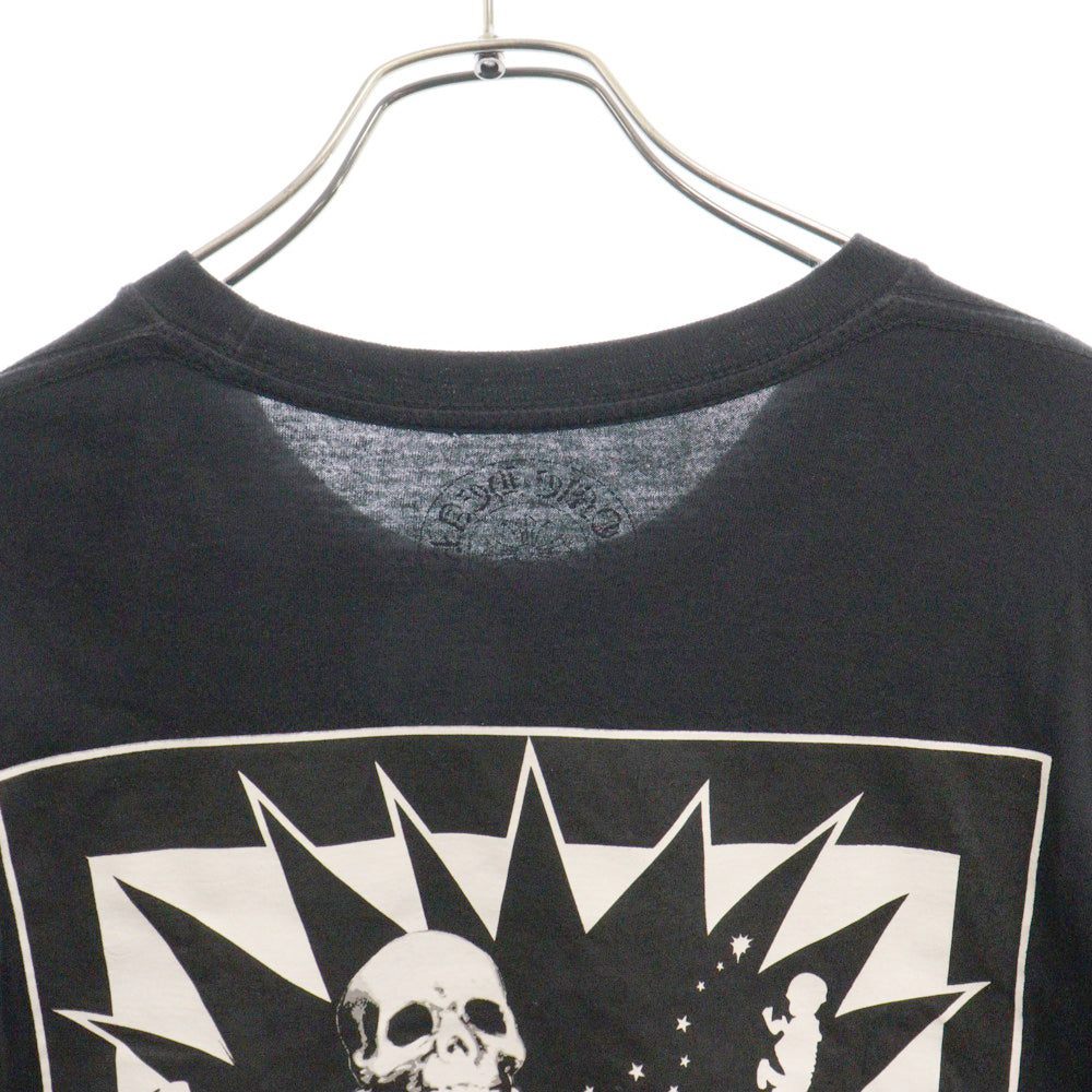 CHROME HEARTS(クロムハーツ) FOTI L/S TEE ナスカルバックプリント長袖Tシャツ ロンT ブラック