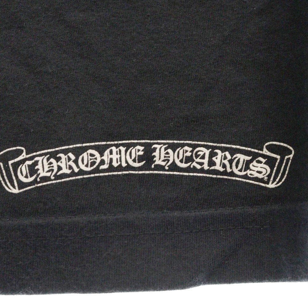 CHROME HEARTS(クロムハーツ) FOTI L/S TEE ナスカルバックプリント長袖Tシャツ ロンT ブラック