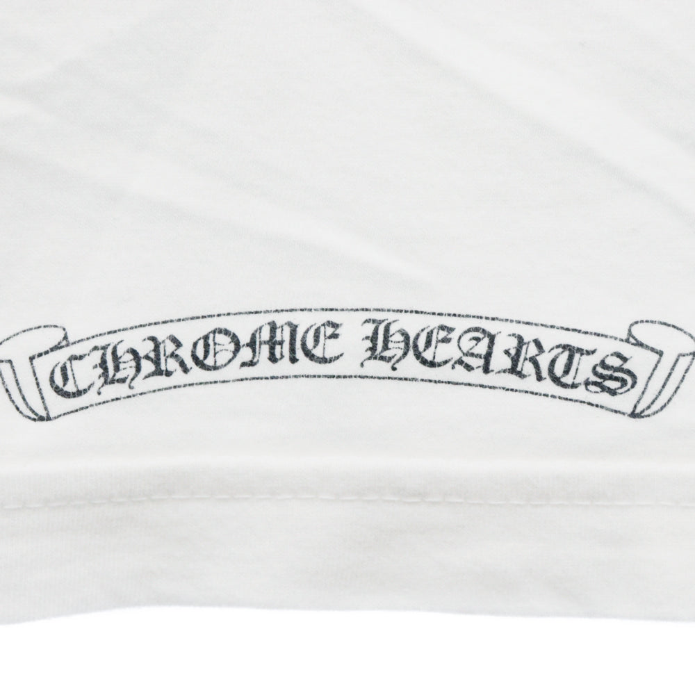 CHROME HEARTS(クロムハーツ) Horseshoe S/S Tee ホースシューロゴ半袖Tシャツ ホワイト