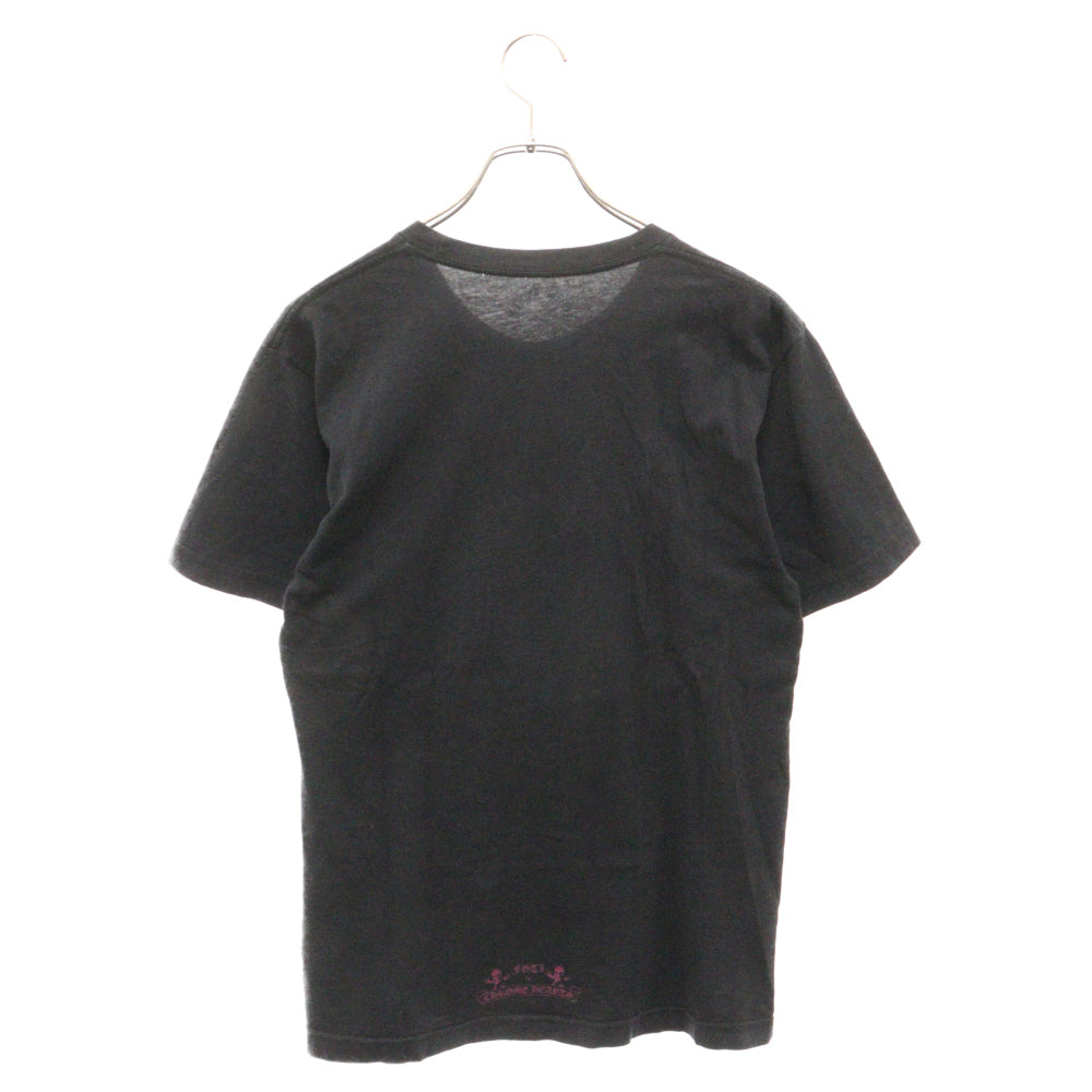 CHROME HEARTS(クロムハーツ) FOTI S/S TEE フォティ フロント フォト プリント Vネック 半袖Tシャツ ブラック