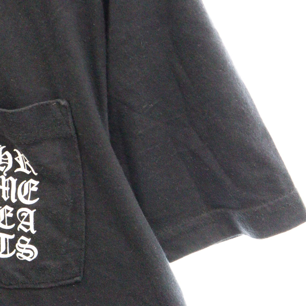 CHROME HEARTS(クロムハーツ) CH S/S /1 オールドイングリッシュ クロスプリント半袖Tシャツ ブラック