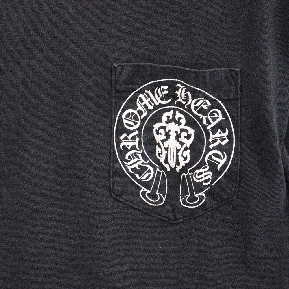 CHROME HEARTS(クロムハーツ) American Flag S/S TEE アメリカンフラッグ プリント 半袖Tシャツ ブラック