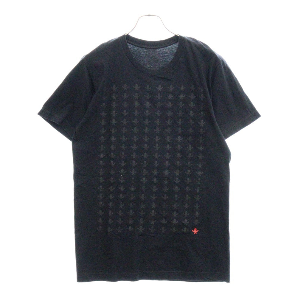 CHROME HEARTS(クロムハーツ) FOTI S/S TEE フォティ フロント ロゴプリント 半袖Tシャツ ブラック