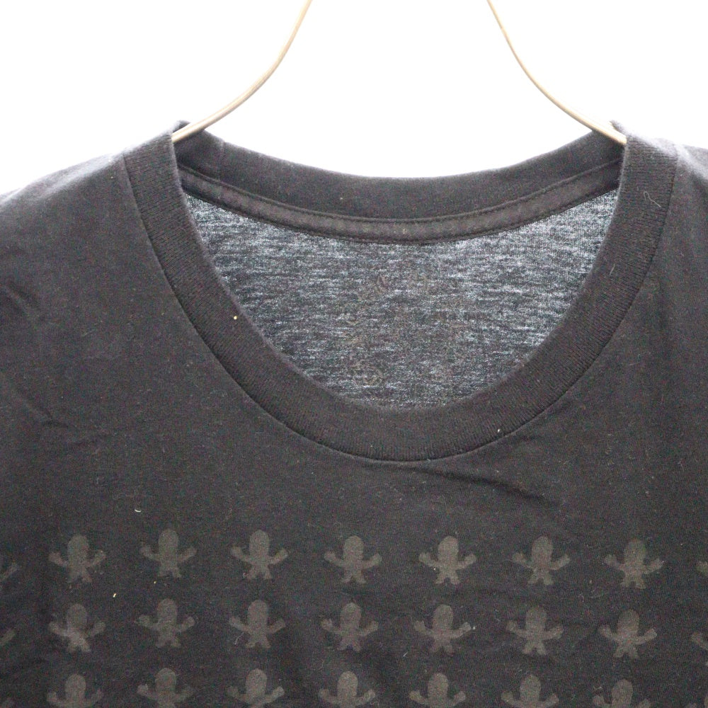 CHROME HEARTS(クロムハーツ) FOTI S/S TEE フォティ フロント ロゴプリント 半袖Tシャツ ブラック