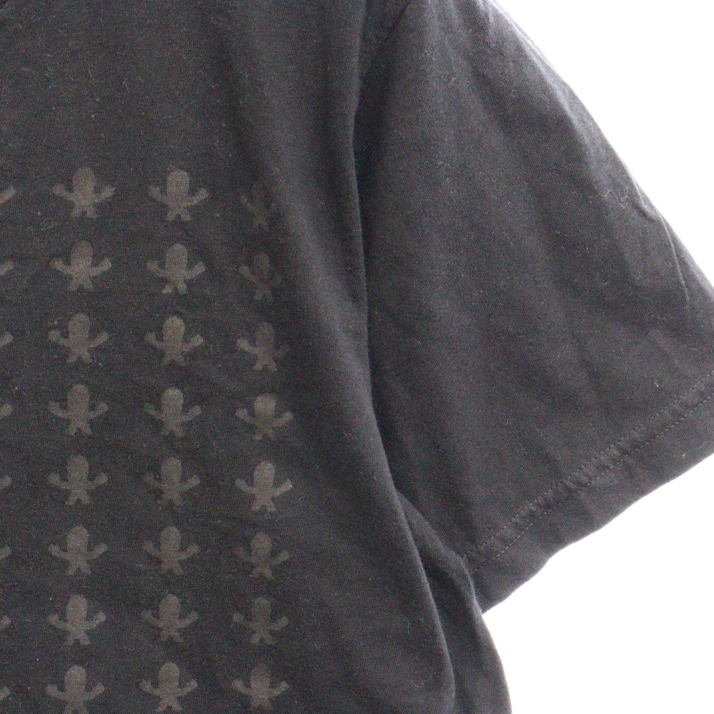 CHROME HEARTS(クロムハーツ) FOTI S/S TEE フォティ フロント ロゴプリント 半袖Tシャツ ブラック