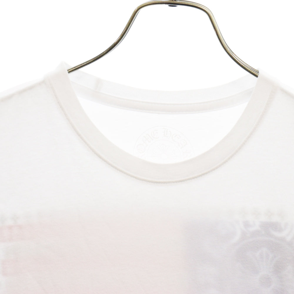 CHROME HEARTS(クロムハーツ) American Flag S/S TEE アメリカンフラッグ プリント 半袖Tシャツ ホワイト
