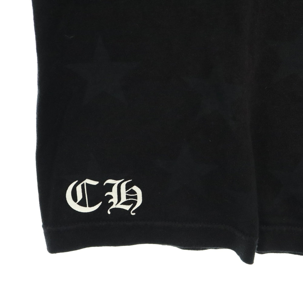 CHROME HEARTS(クロムハーツ) STAR S/S TEE スター総柄 半袖Tシャツ ブラック