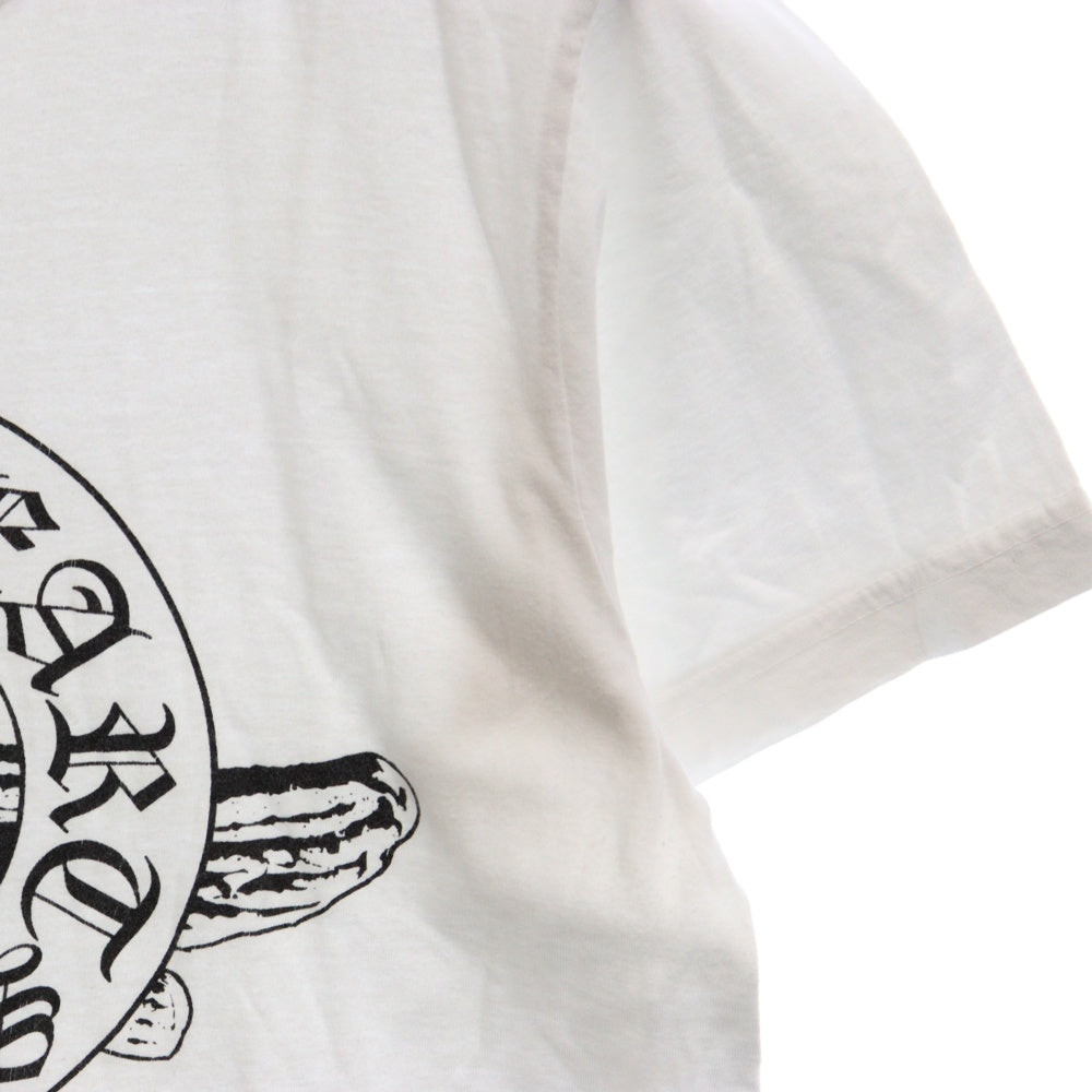 CHROME HEARTS(クロムハーツ) FOTI S/S TEE フォティ フロント ロゴプリント 半袖Tシャツ ホワイト