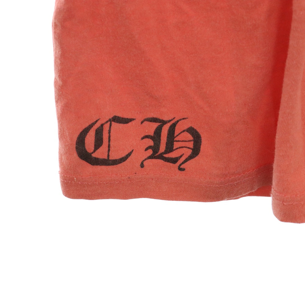 CHROME HEARTS(クロムハーツ) Scroll S/S TEE スクロールロゴプリント 半袖Tシャツ レッド