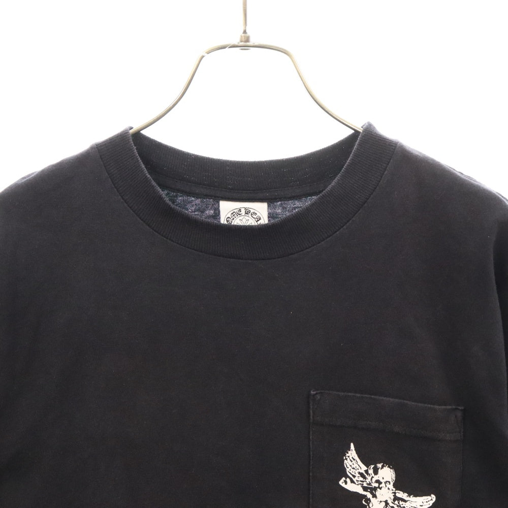 CHROME HEARTS(クロムハーツ) FOTI S/S TEE フォティ ロゴ プリント 半袖Tシャツ ブラック